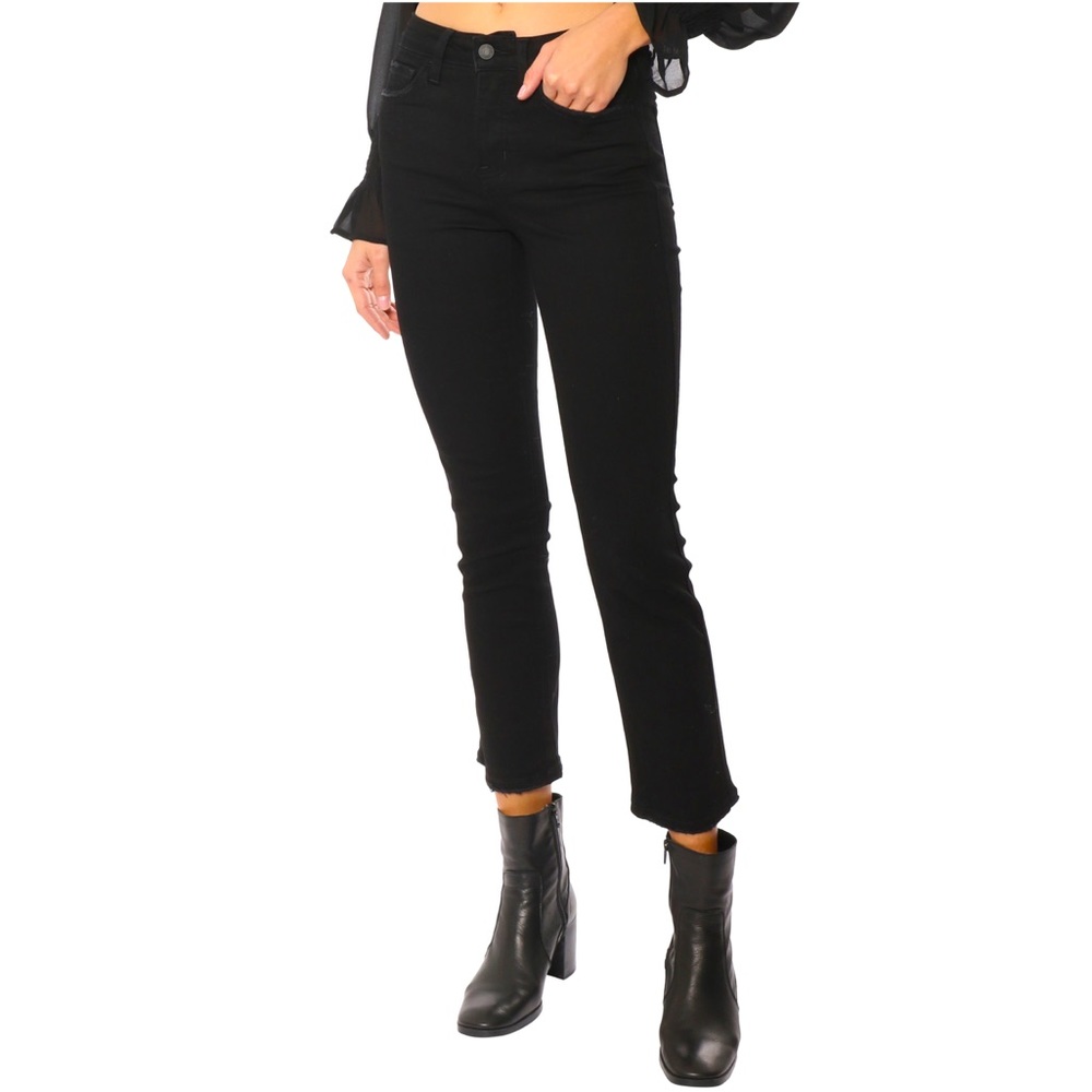 Flying Monkey - High Rise Hidden Button Up Ankle Straight Jeans - Size 28